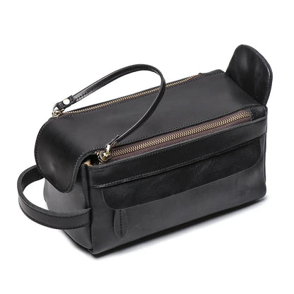Trousse Toilette en Cuir pour Homme｜La Casa Du Cuir Noir